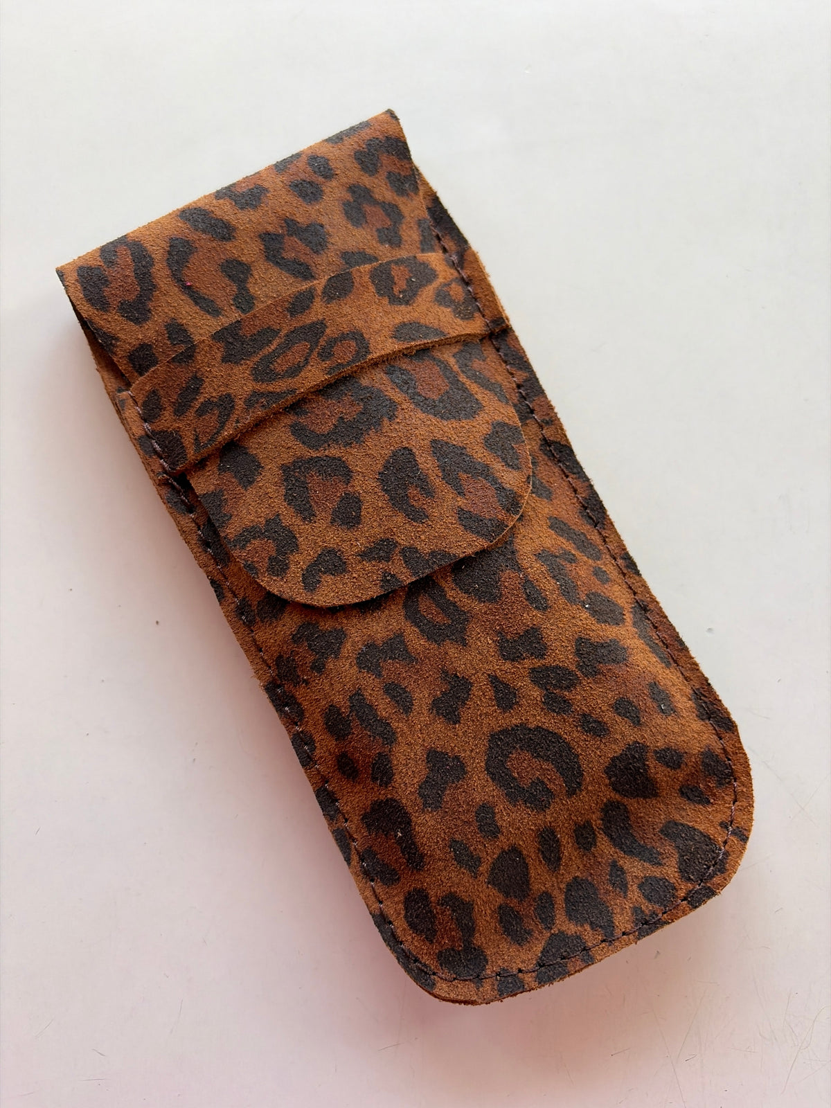 Funda de lentes aninal print avellana