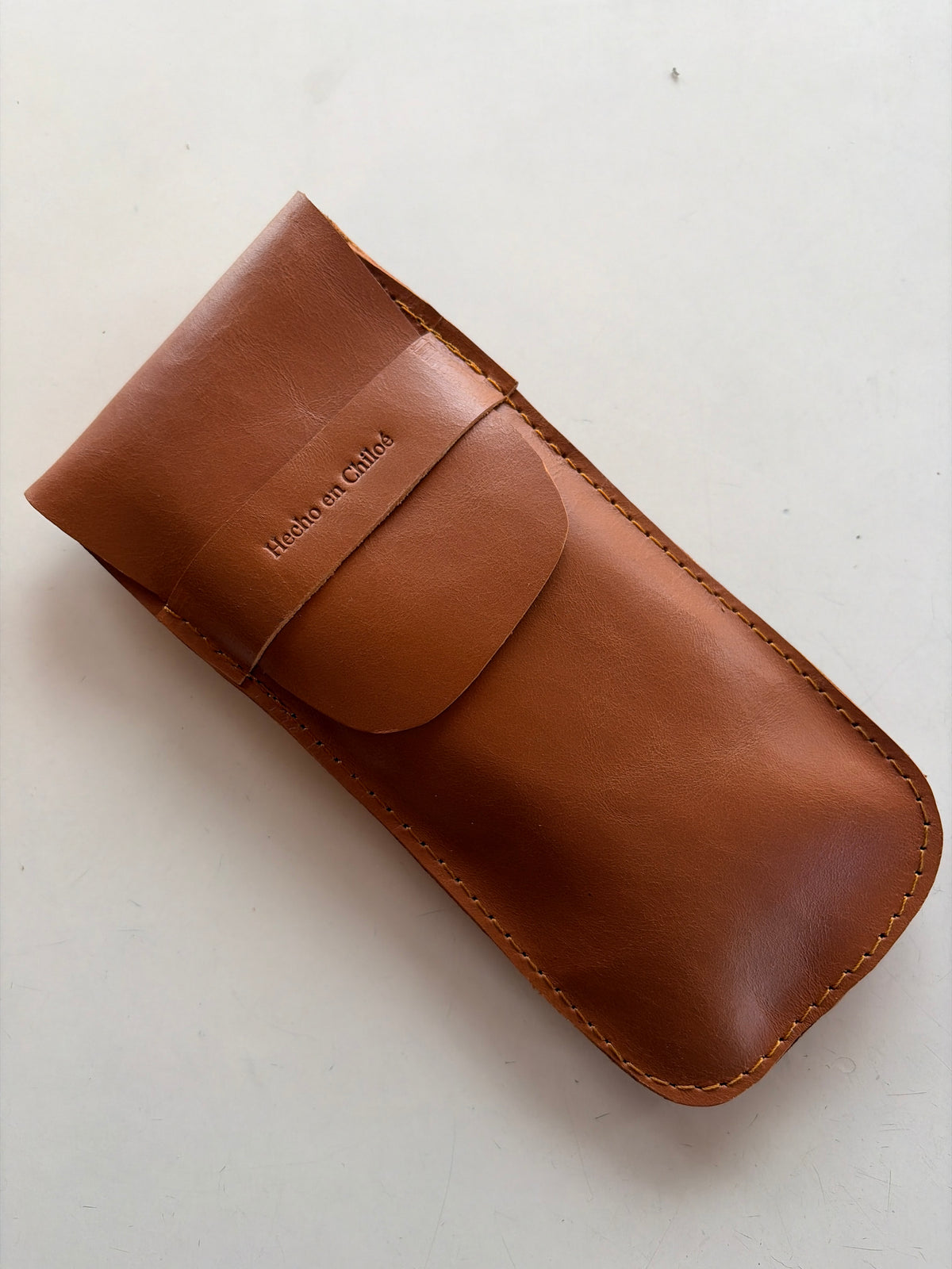 Funda de lentes caramelo encerado