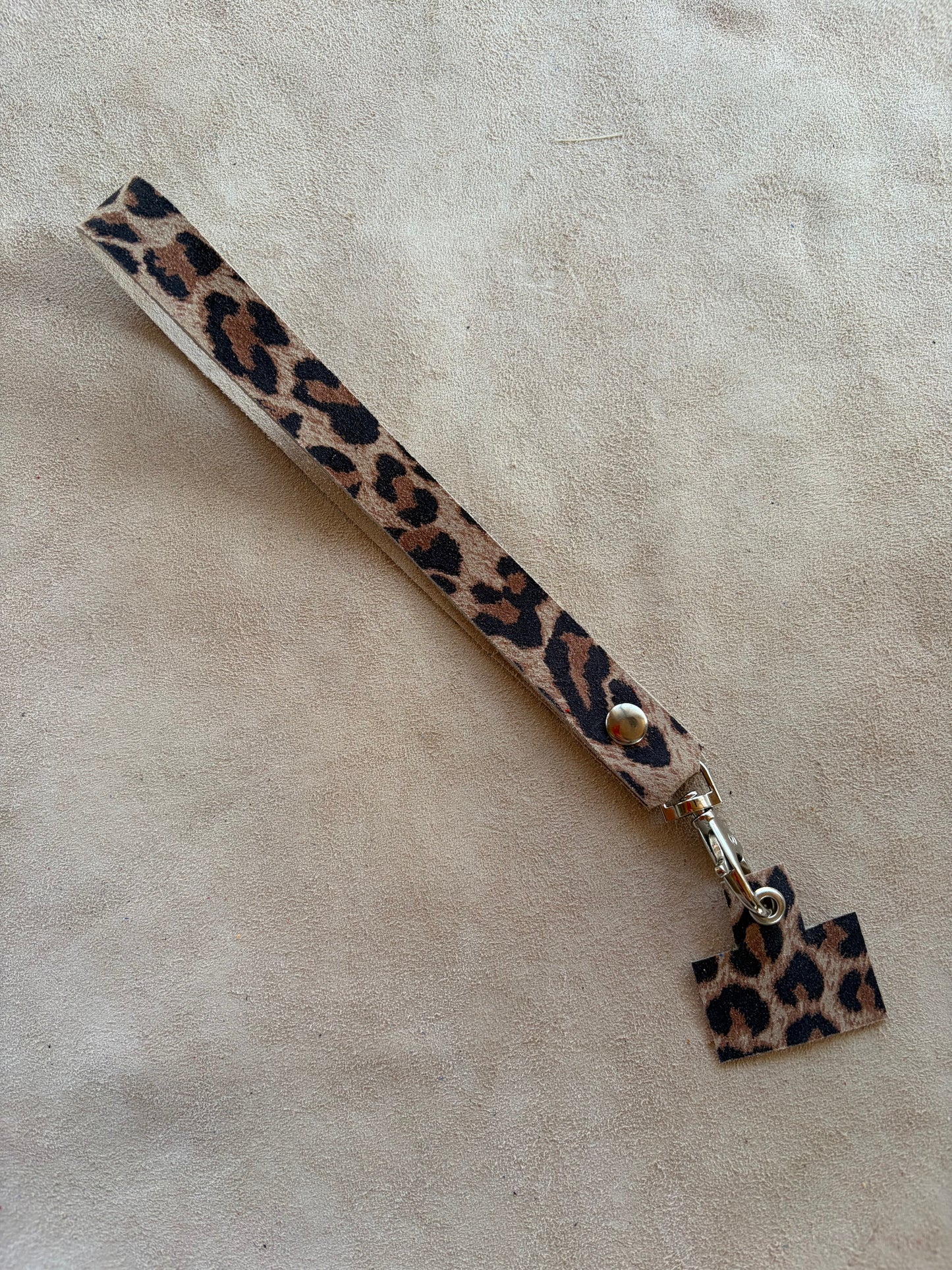 Lanyard de cuero Muñeca animal print