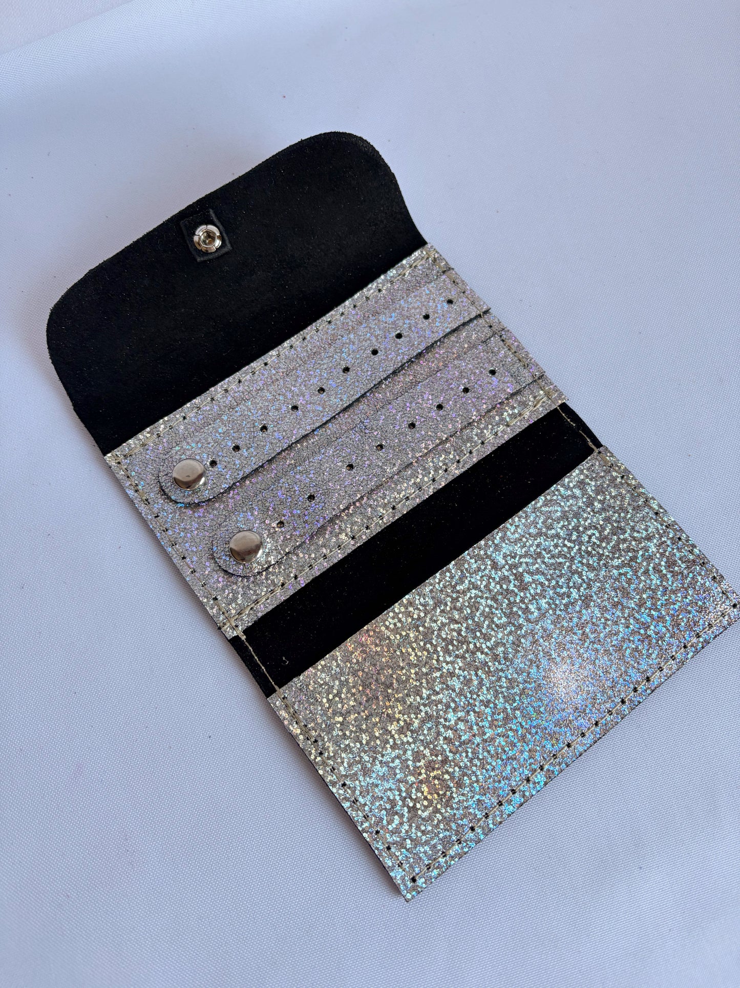 Joyero cuero glitter