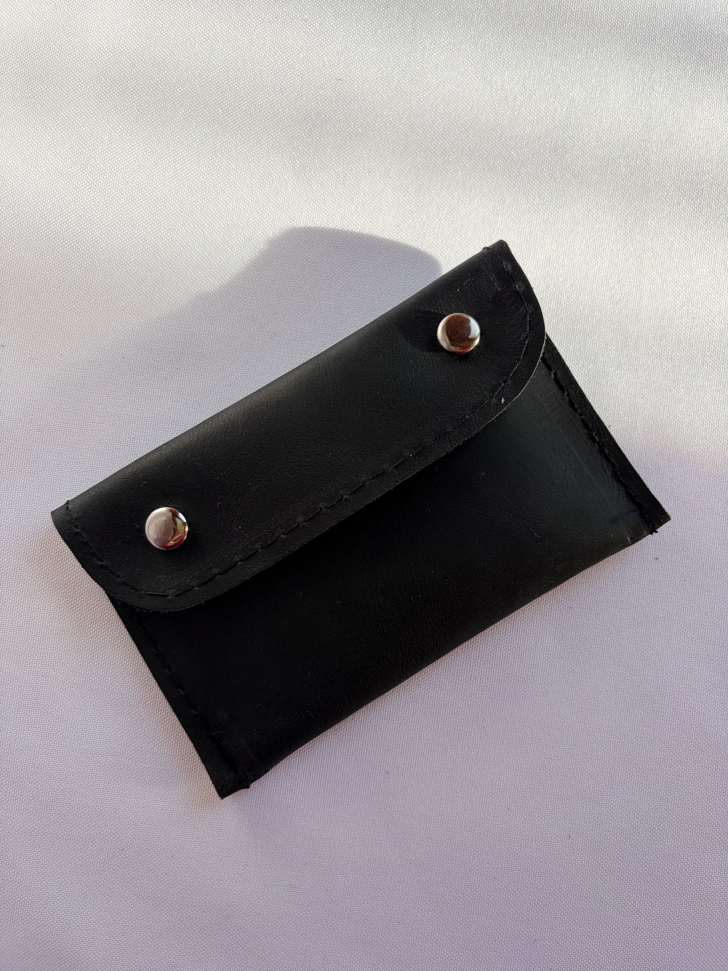 Tarjetero doble broche negro everest