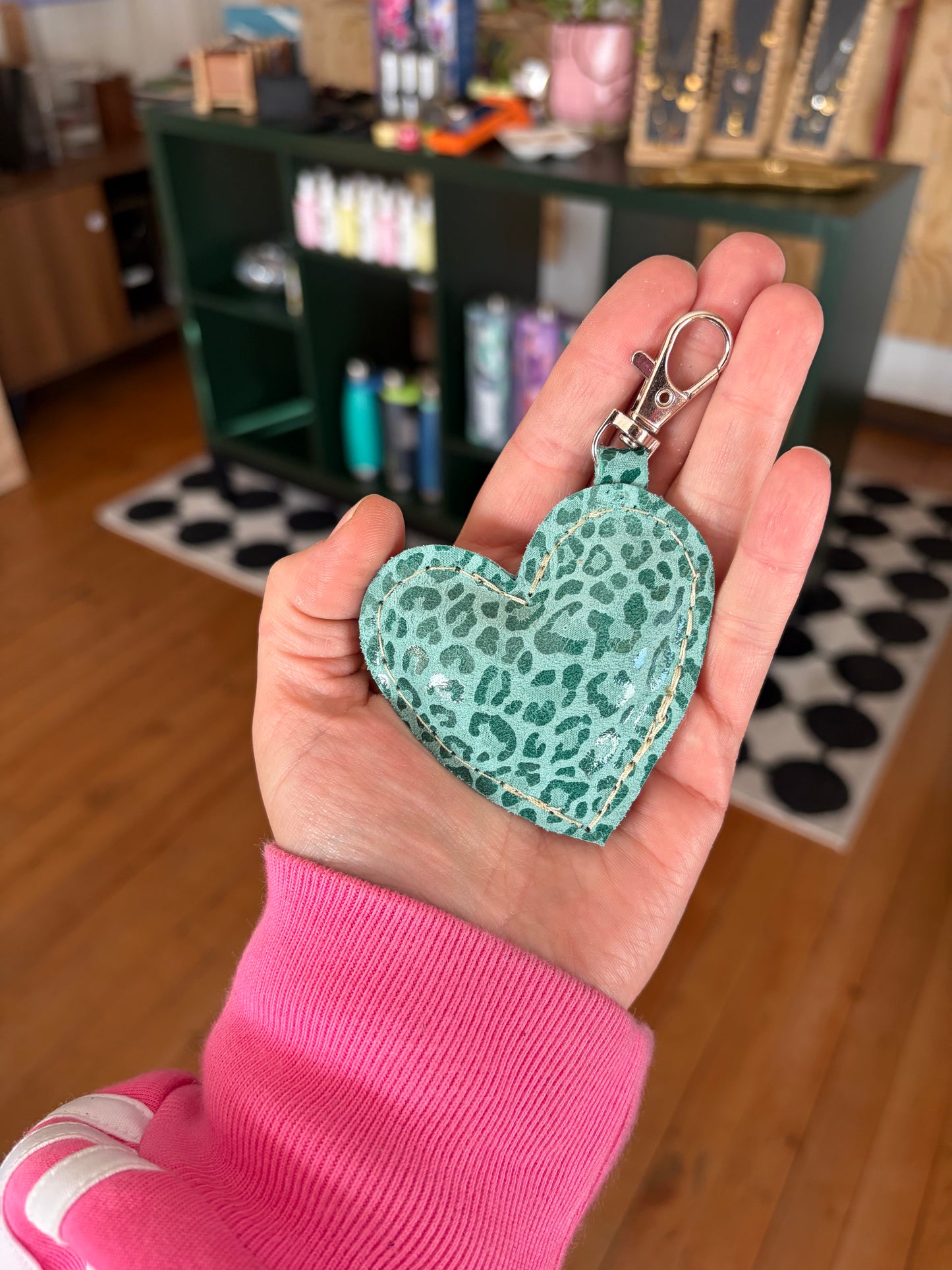 Corazón menta chita