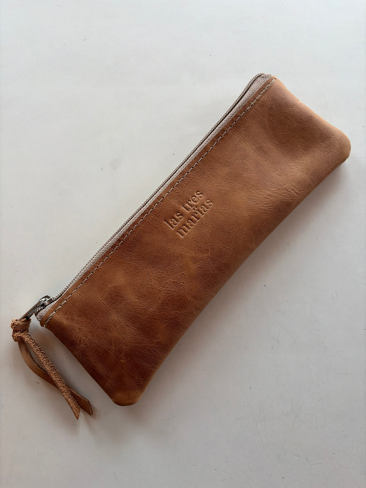 Estuche de cuero miel everest