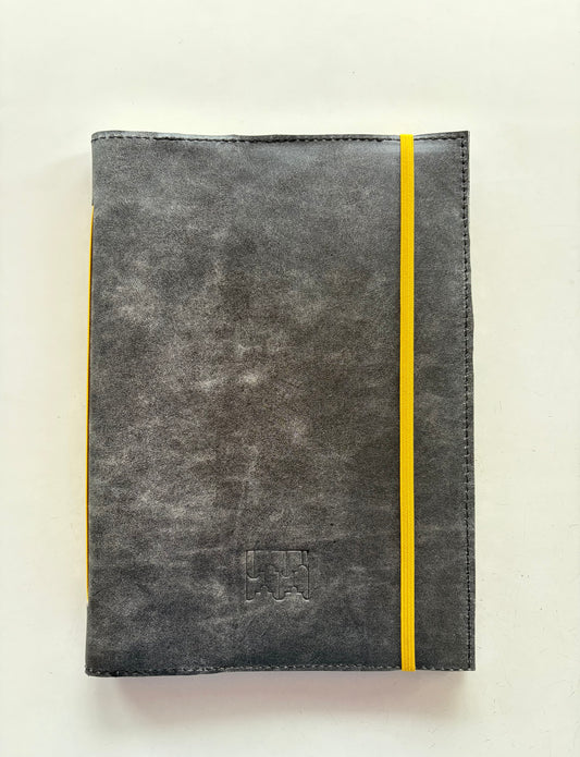 Libreta eterna cuero grafito envejecido