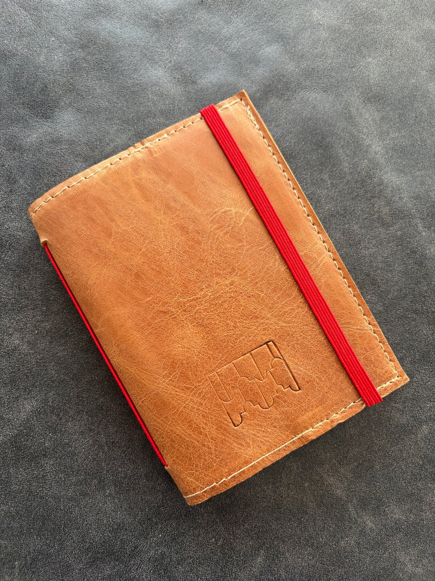 Libreta eterna cuero miel everest