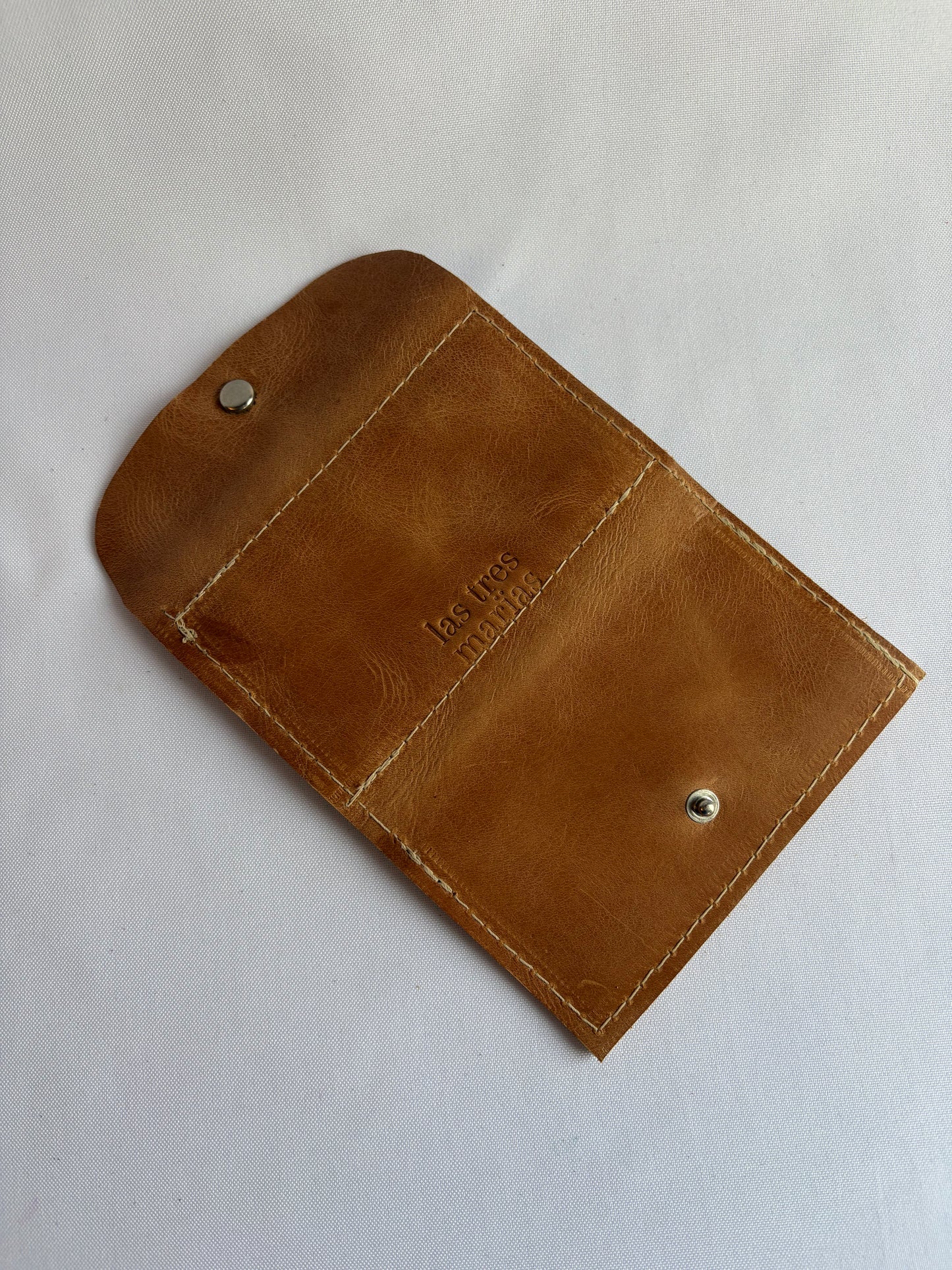 Joyero de cuero para cartera camel everest