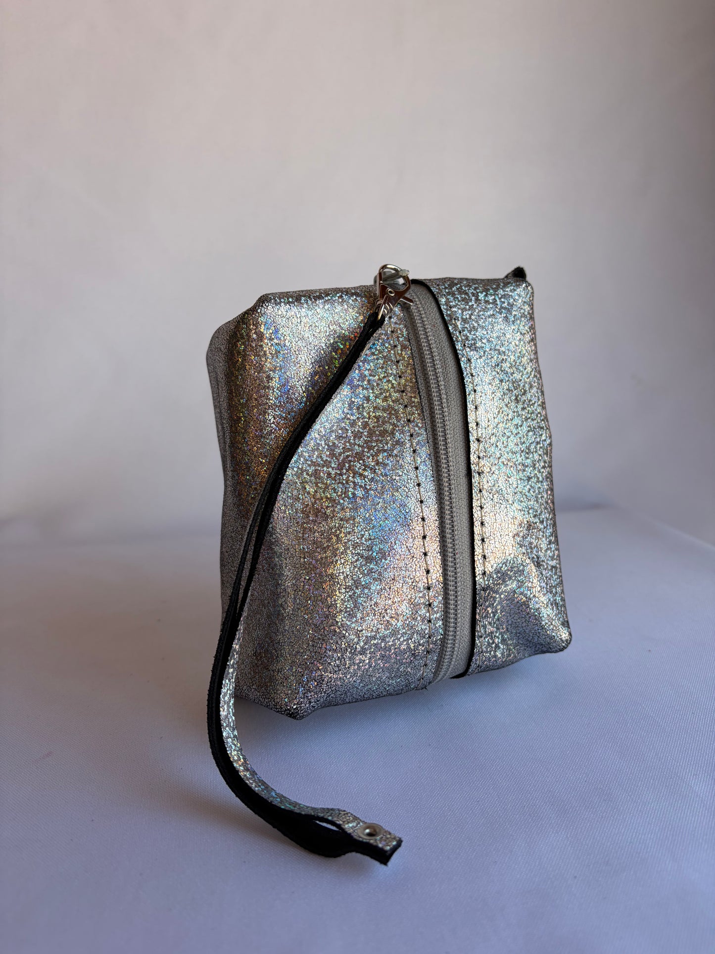 Cosmetiquero de cuero box Glitter