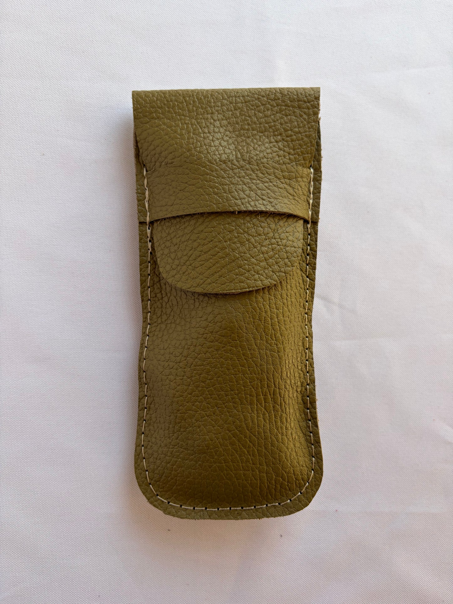 Funda de lentes verde olivo