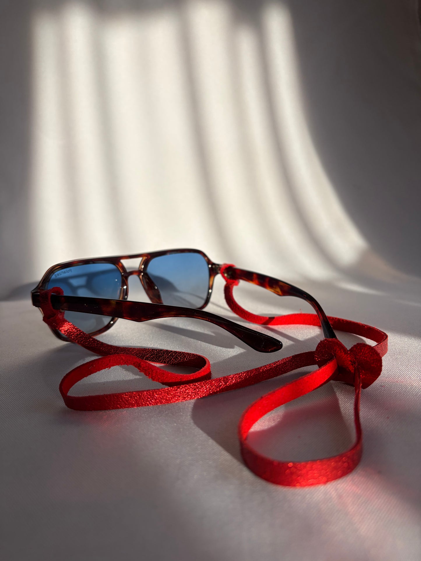 Strap de lentes Rojo metalico
