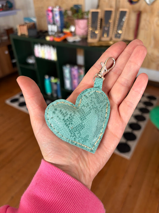 Corazón menta pitón