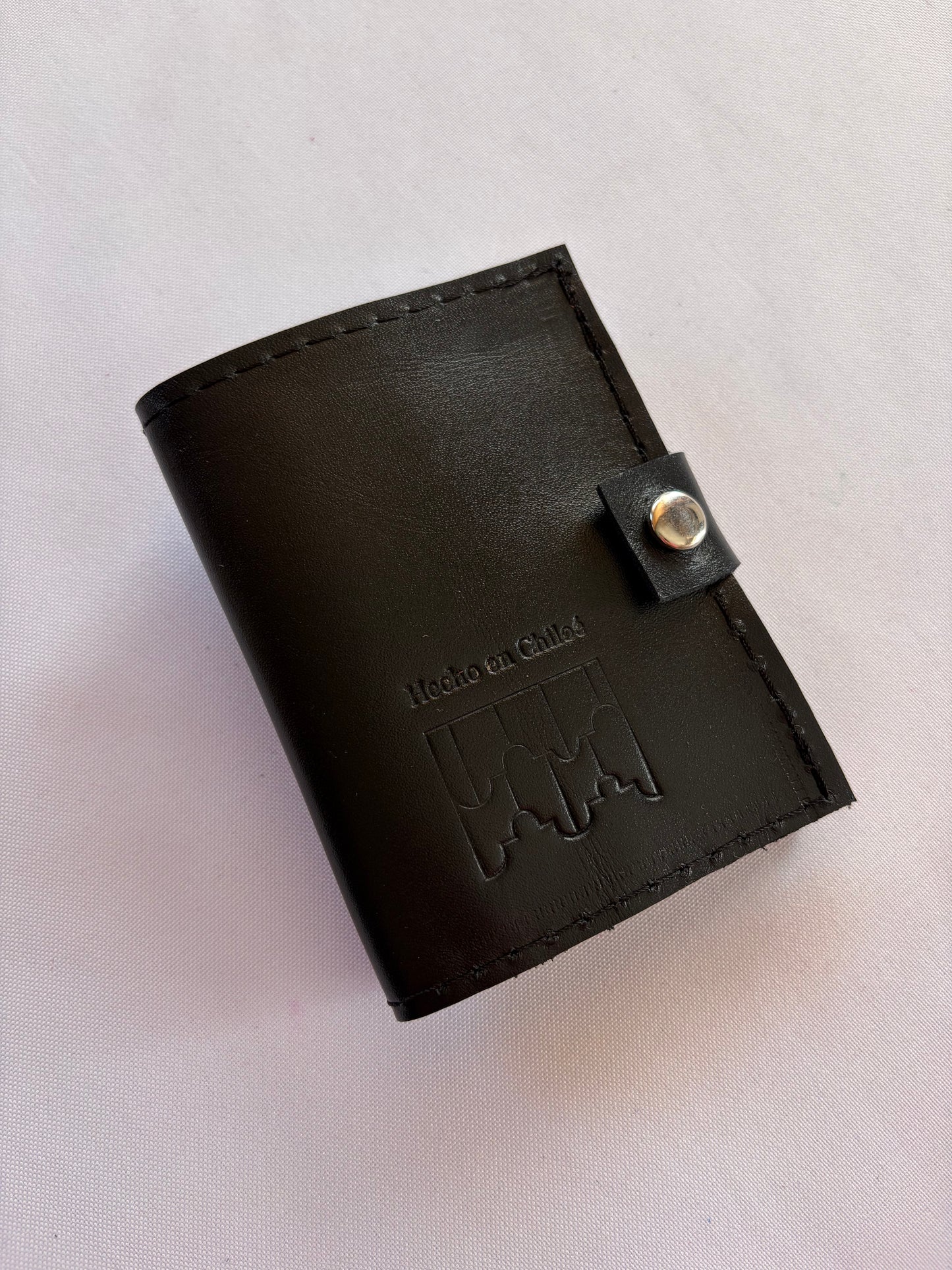 Billetera cuero negro