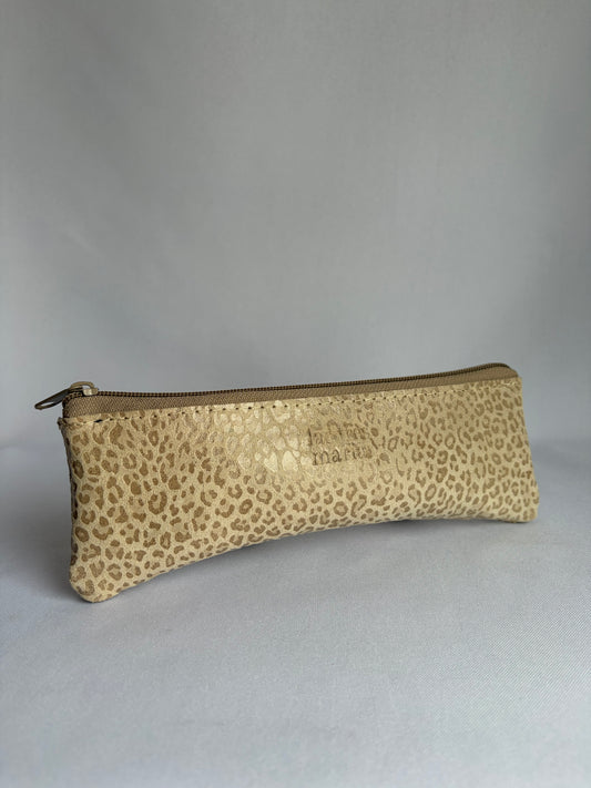 Estuche de cuero chita arena