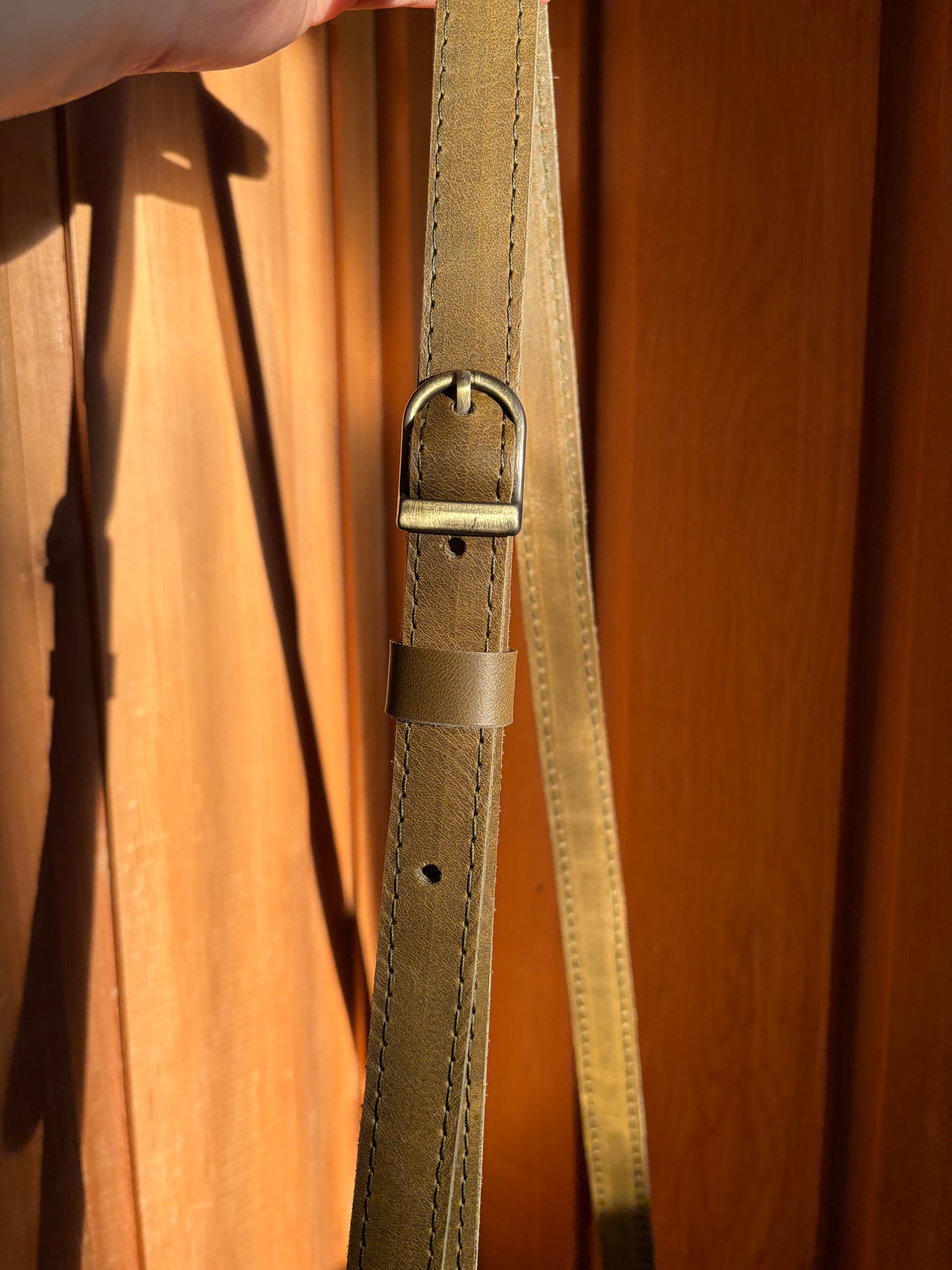 Bandolera Simone mini verde musgo