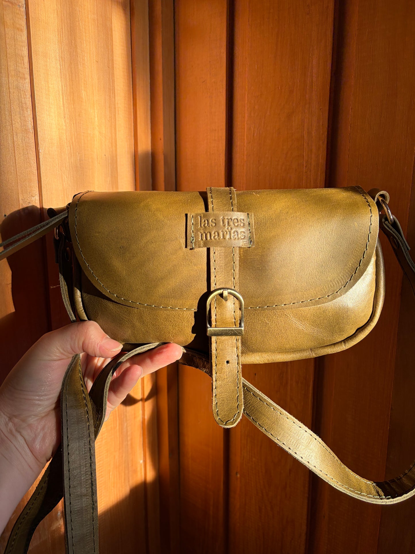 Bandolera Simone mini verde musgo
