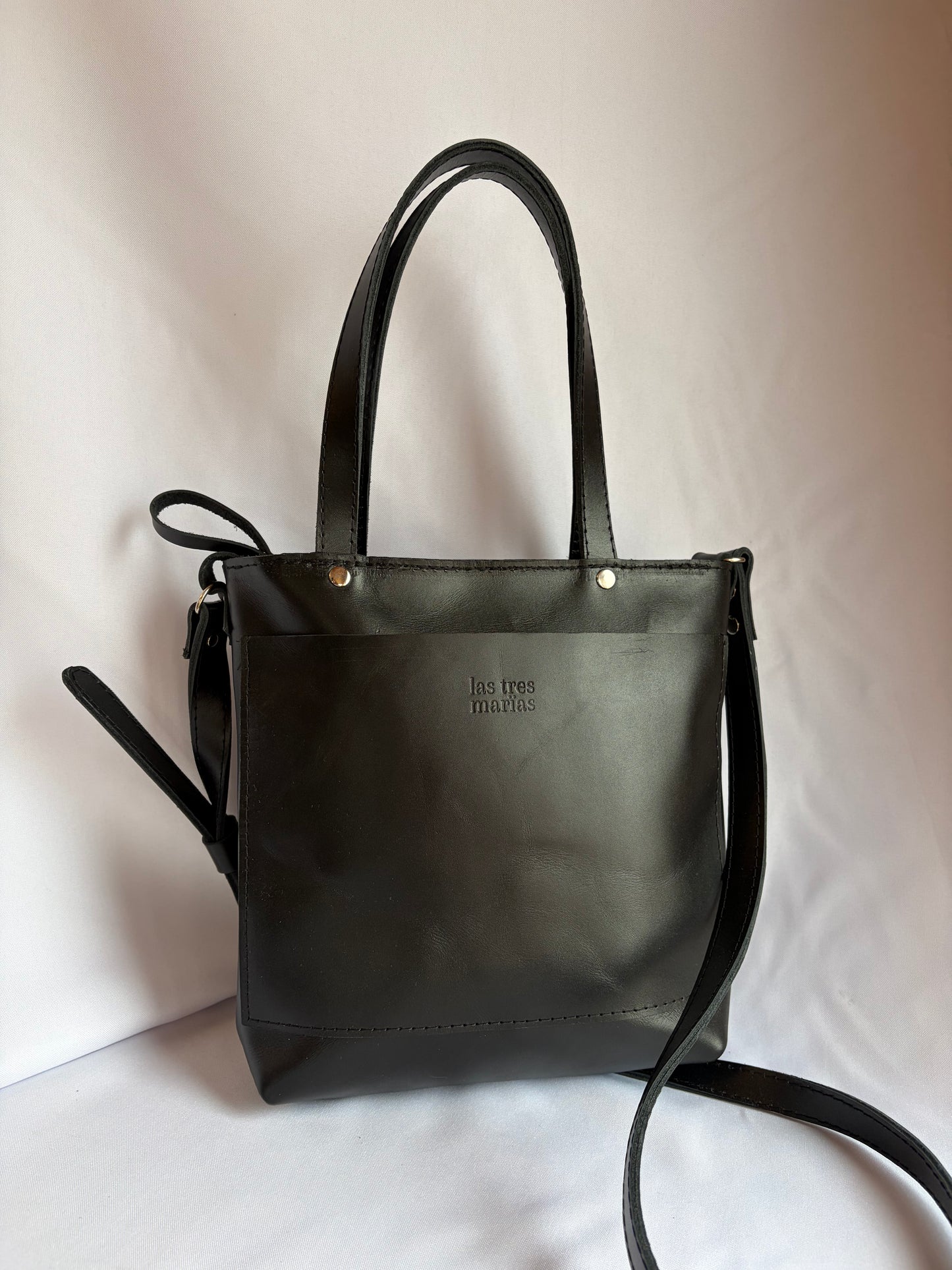 Cartera Tato cuero negro