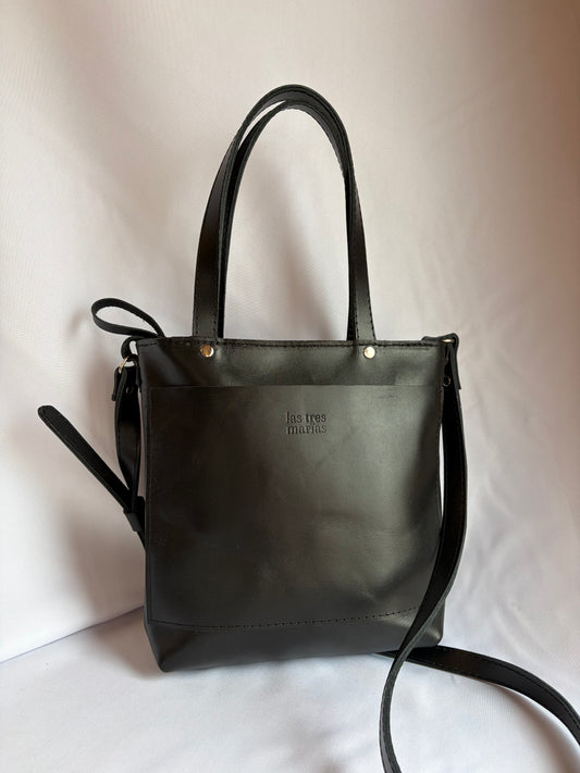 Cartera Tato cuero negro