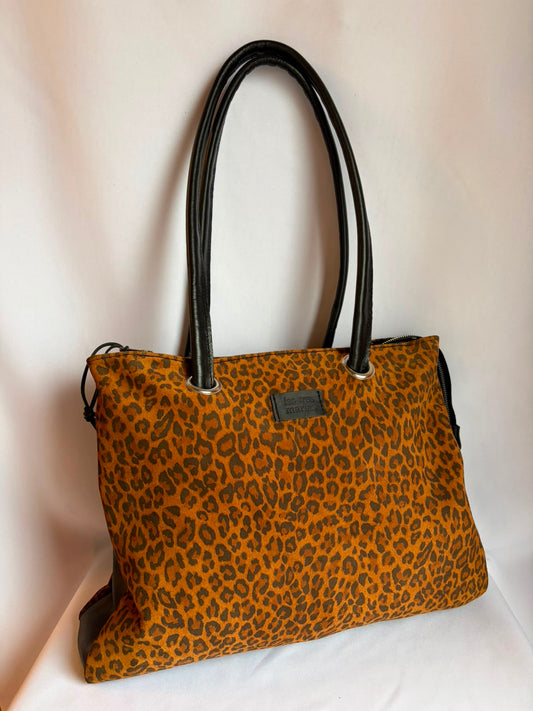 Bolso reno Savannah animal print Avellana