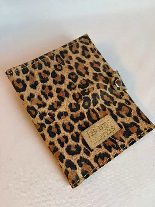 Portapasaporte cuero reno Animal print arena