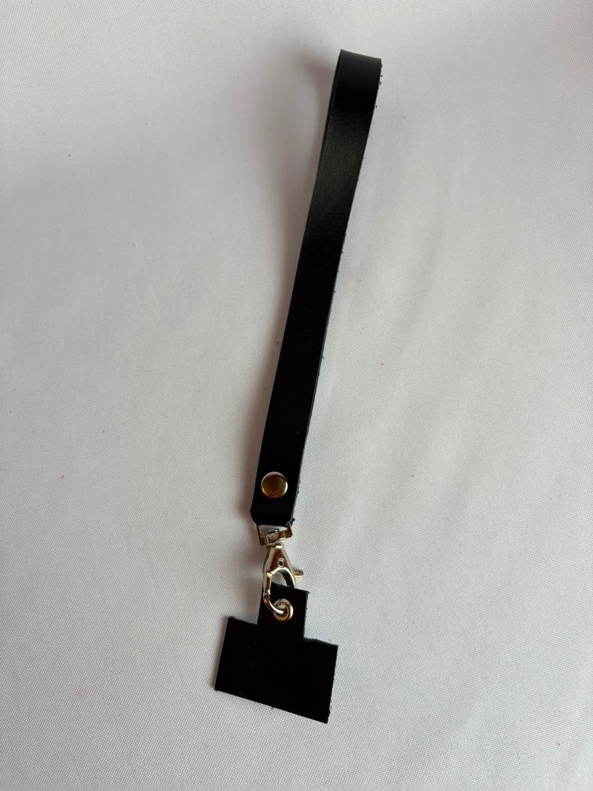 Lanyard de cuero Muñeca negro